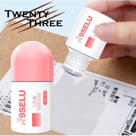 

Stempel Resi Stamp Roller Penghapus Data Label Alamat Printer Thermal - 15ml