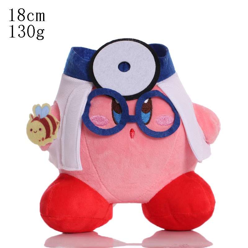 Mainan Boneka Stuffed Plush Anime Chef Doo Ninja Kirby 18-23CM Warna Pink Untuk Anak