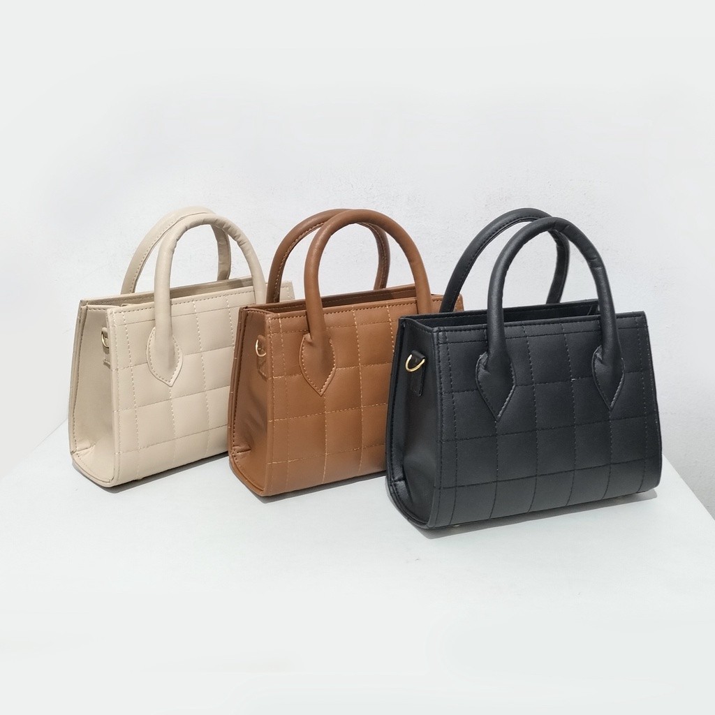 Tas Bahu Trendy Wanita Shoulder Bag Polos Remaja Cewek Tas Selempang Fashion Tali Panjang Terbaru