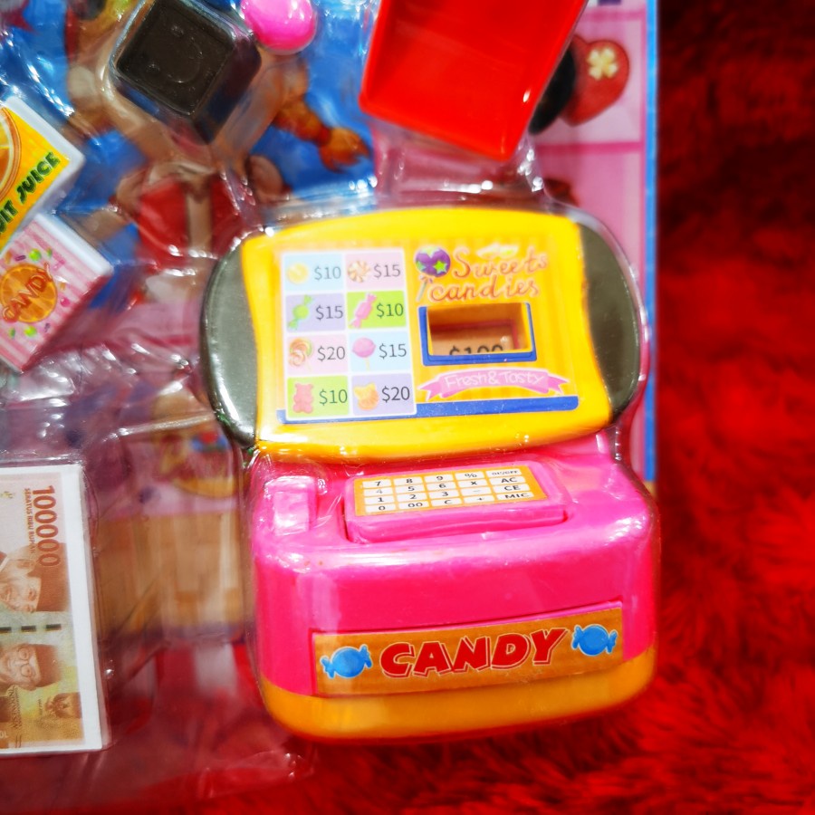 Mainan Anak Candy Shop Playset / Mainan Toko Kasir Permen Candy Shop