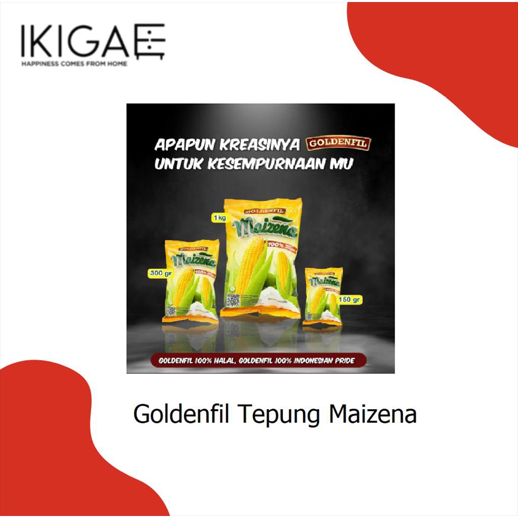 GOLDENFIL TEPUNG MAIZENA KEMASAN 300 Gr