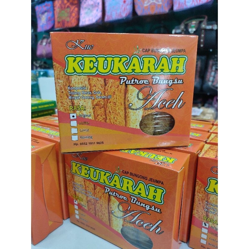 

kue keukarah | kur trasional aceh