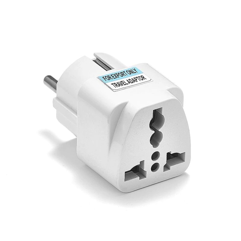 Over Steker Adaptor Kaki 3 ke 2 Travel Adapter Universal