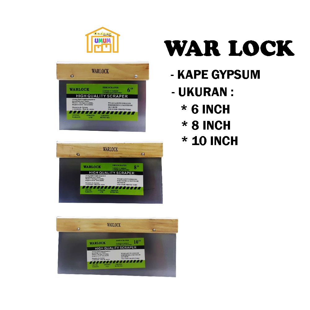 KAPE GYPSUM 6" 8" 10" JUCO- KAPE GYPSUM GAGANG KAYU