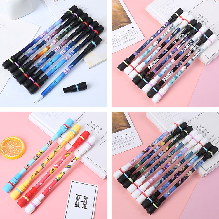 

Spinning Pen Rotasi Mainan Baru yang Kreatif Pena Keseimbangan Anak Dewasa Pena Pengurangan Tekanan Alat Tulis-Le