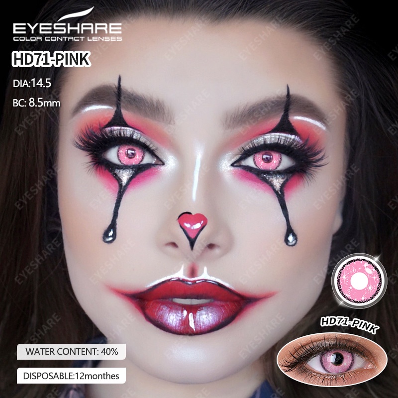 Softlens Demon Slayer Blade Lensa Kontak Nezuko cosplay Warna Soflens 14.5mm Softlen