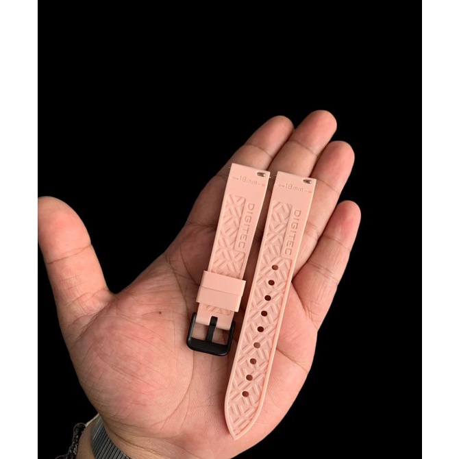 Strap Tali Jam Tangan Original Digitec DGS-6090T pink soft