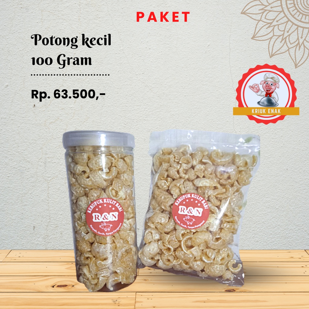 

PAKET MIX 100 GRAM TOPLES DAN PLASTIK - KERUPUK KULIT BABI