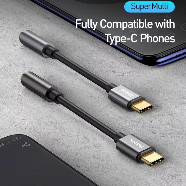IPAD PRO Type C Audio Converter to Jack 3.5mm headset Biasa