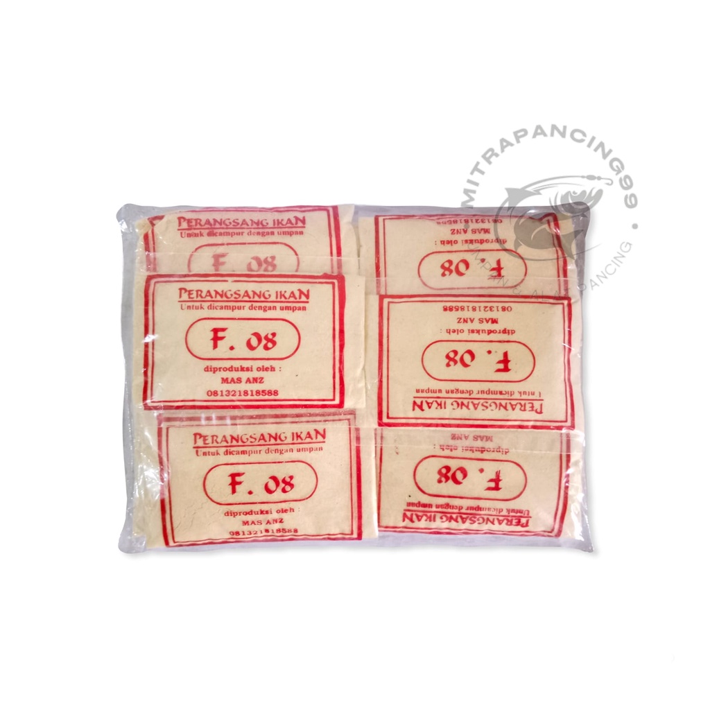 Umpan Pancing F.08 - Campuran Umpan Pancing Ikan Per Pack (isi 20)