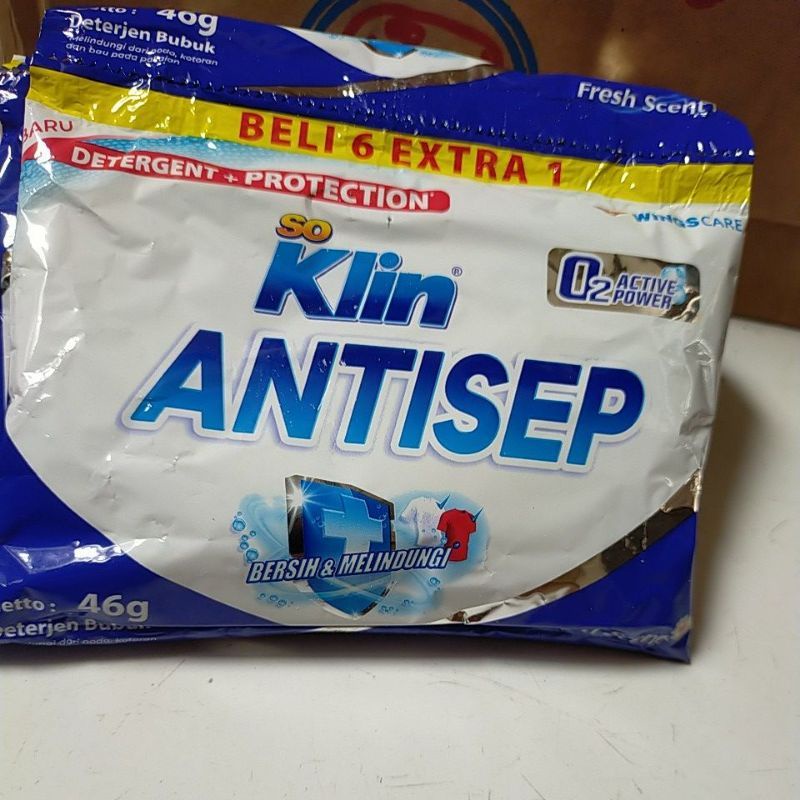 Soklin  Antisep 46g /Sahet