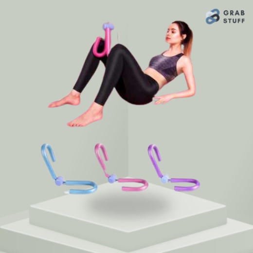 Alat Fitness Otot Paha Kaki Multifungsi / Leg Thigh Muscle Trainer / Alat Fitness Gym Yoga Otot Paha Kaki Tangan Ringan Kuat Berkualitas Elastis Serbaguan / Pelatih Otot Paha Kaki Tangan Dada Pinggul / Alat Olahraga Fitness Gym Yoga Pembentuk Otot Paha