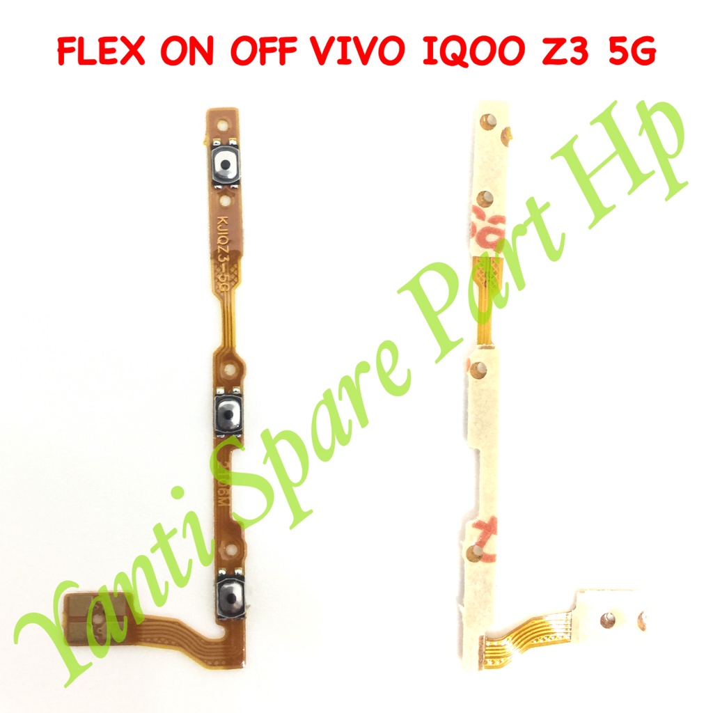 Flexible On Off Vivo Y72 5G Y53S 5G  IQOO Z3 5G Original Terlaris New