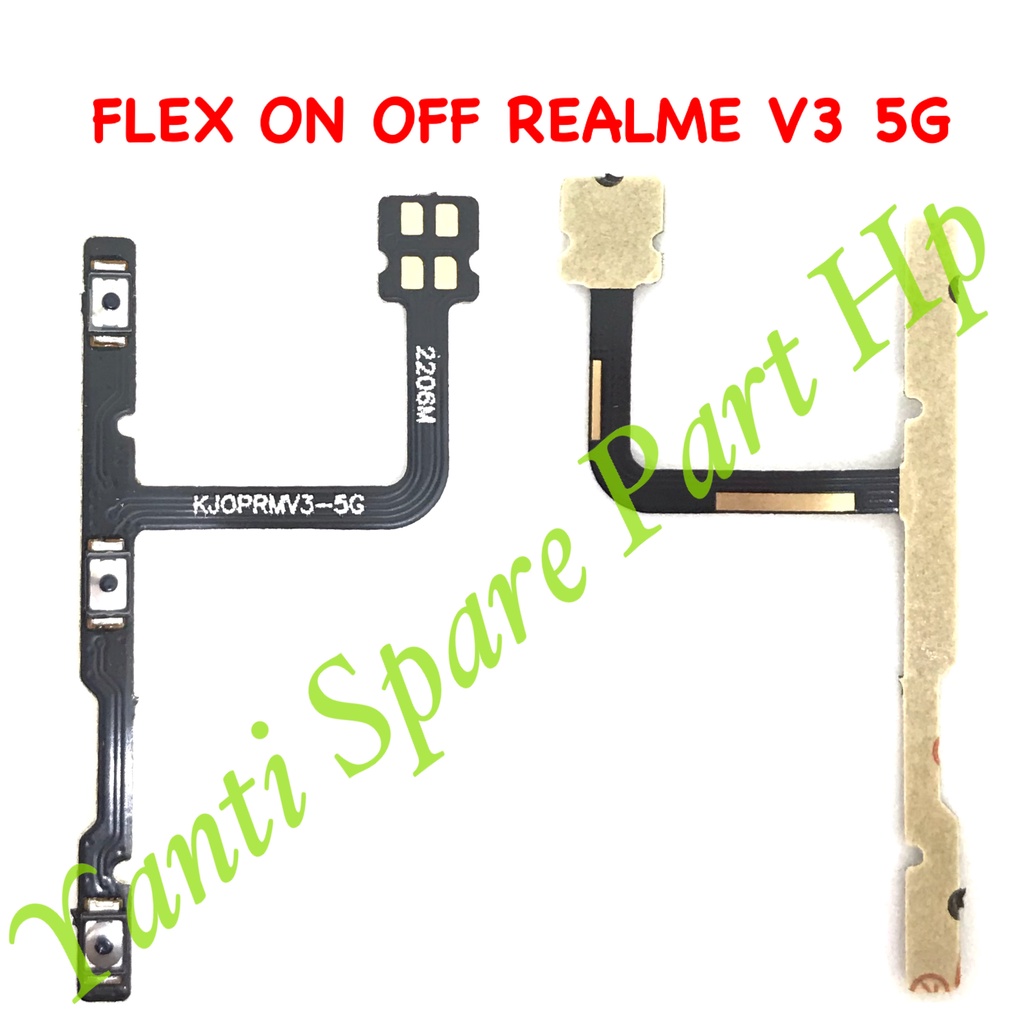 Flexible On Off Realme V3 5G Original Terlaris New