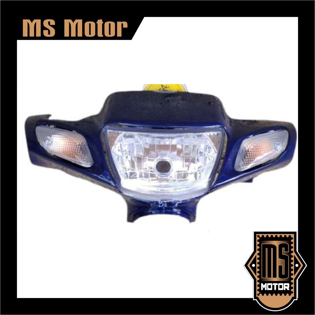 batok f1zr / batok depan fiz r set lampu warna BIRU