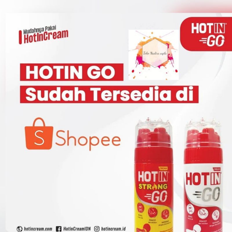 Hotin Go 100 gr  || Hotin Go Roll On 4 in 1 || mangatasi nyeri sendi dan keram