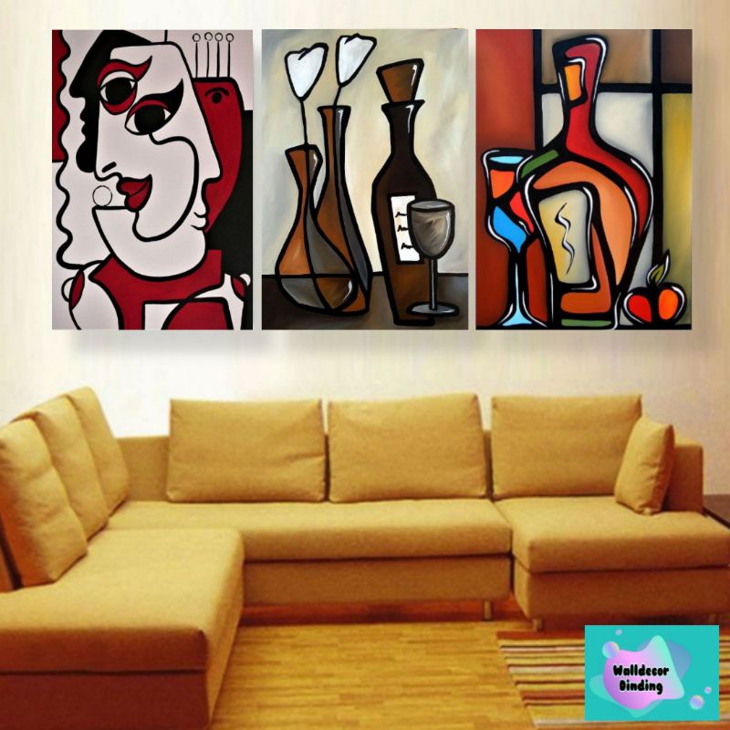 Hiasan dinding Ruang tamu abstrak dekorasi dinding ruang kamar