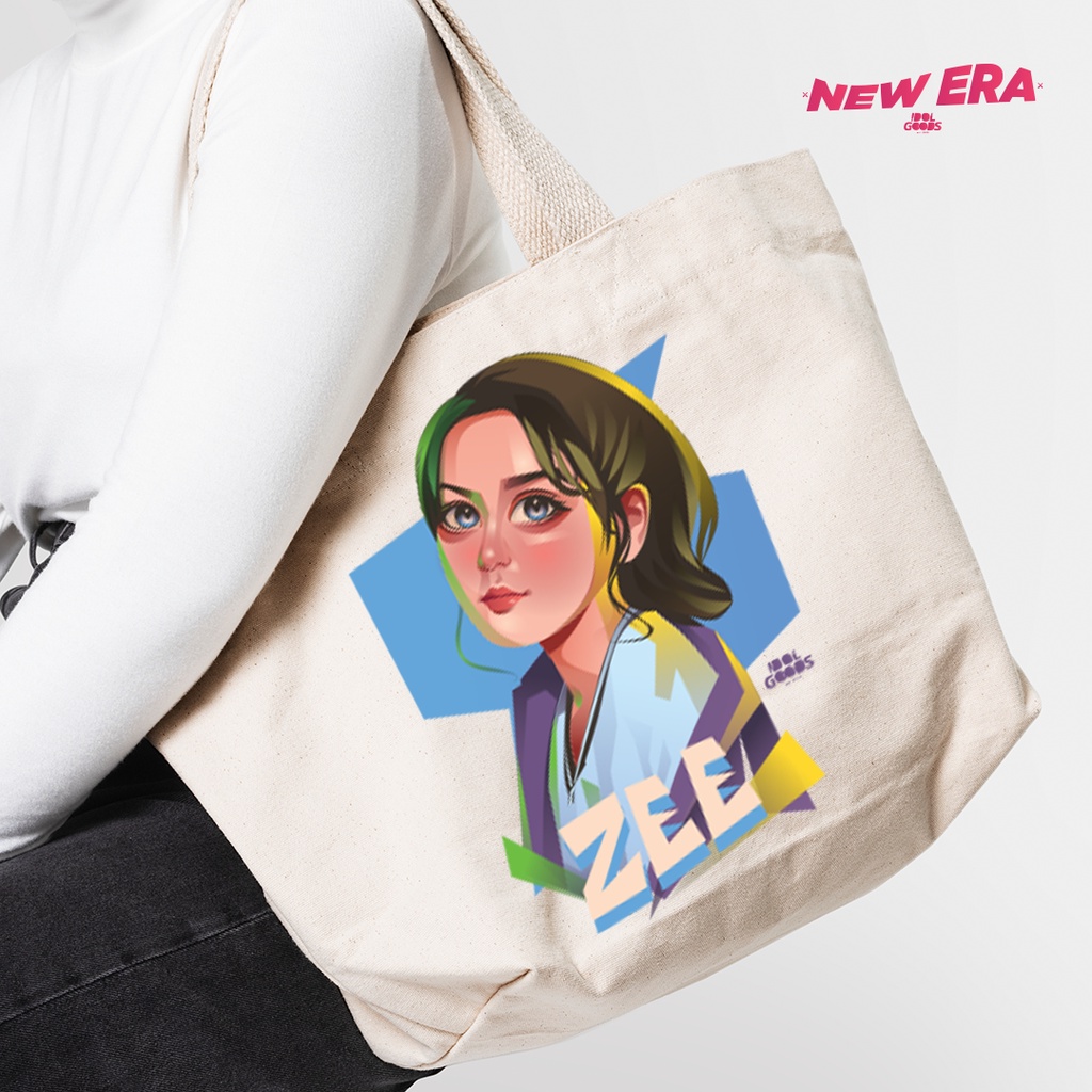 Tote Bag Premium Canvas 9 Senbatsu Special - Zee - IDOL GOODS - JKT48 - Flying High