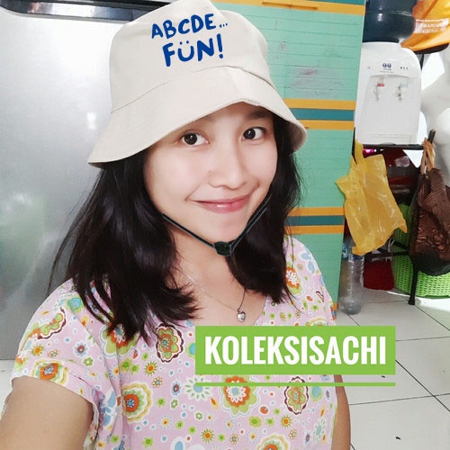 Topi Bucket ABCDEFUN Dewasa UNTUK USIA 8 TAHUN KE ATAS