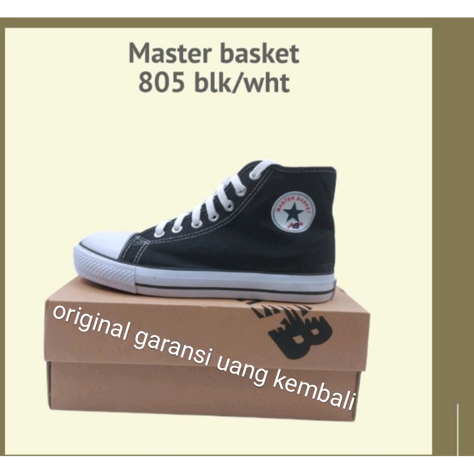 Sepatu sekolah master basket 805 /SEPATU SEKOLAH-SEPATU Master  BASKET DIJAMIN 100% ORIGINAL  SEPATU BASKET CLUB ORIGINAL