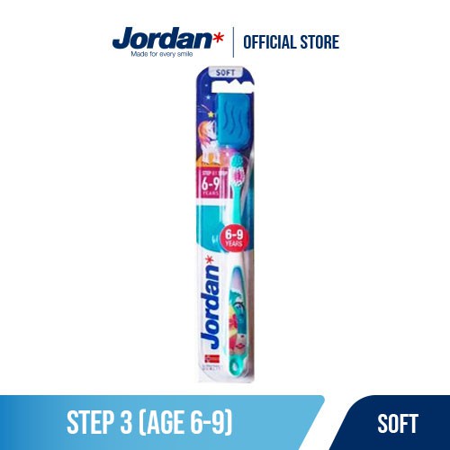 JORDAN MURAH ORAL CARE KIDS STEP 1 2 3 BUDDY 1-4 SUPER SOFT / 5-10 SOFT / GREEN CLEAN MINI SIKAT GIGI ANAK TOOTHBRUSH TWIN PACK