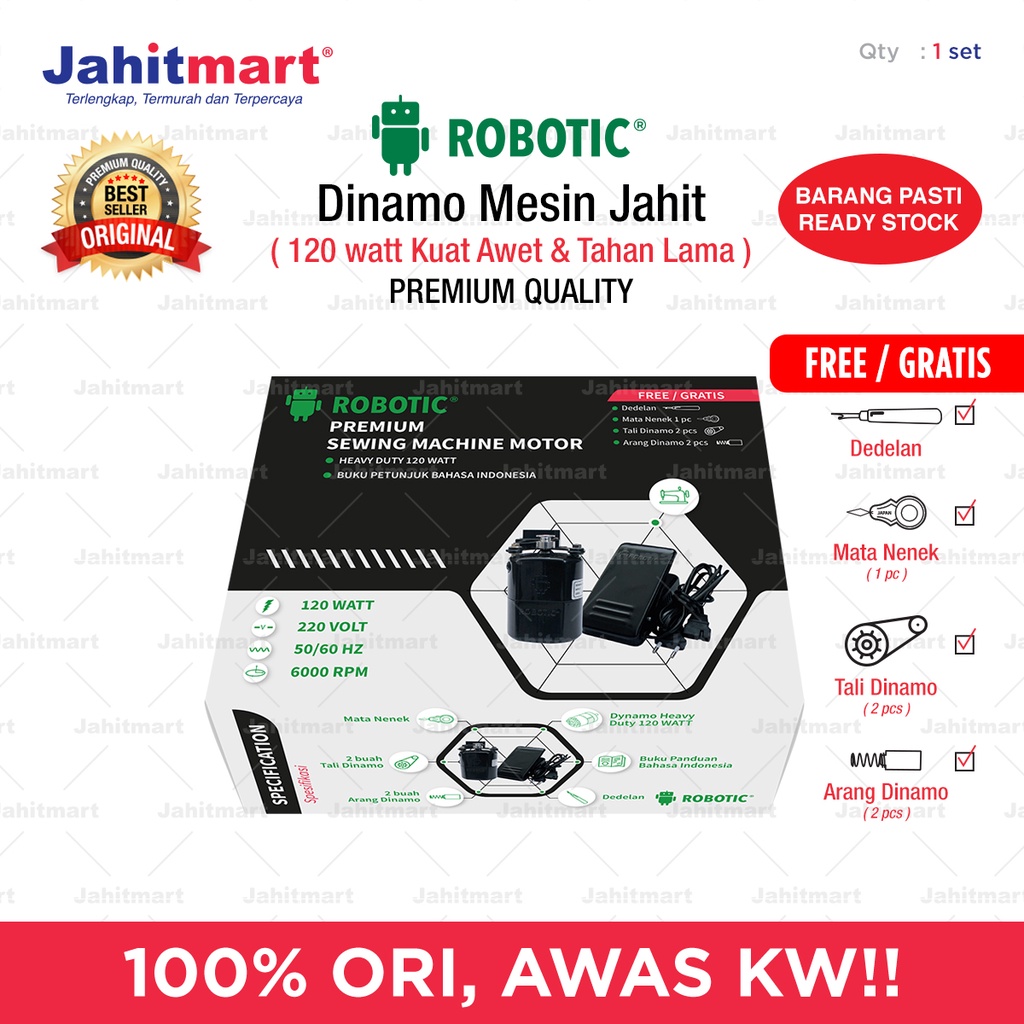 Jual Dinamo Mesin Jahit Merk Robotic Shopee Indonesia