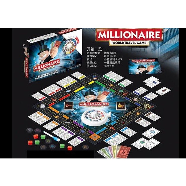 Monopoly Millionaire World Travel