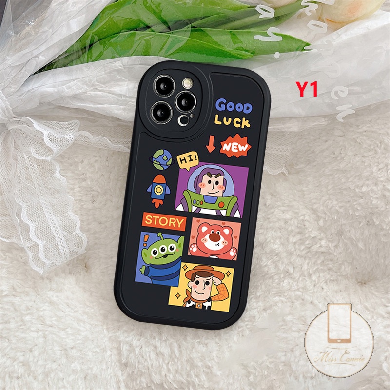 Casing Soft Phone Case Compatible For iPhone 11 12 13 14 Pro Max XR 6 6s 7 8 Plus X XS MAX SE 2020 Cute Cartoon Toy Story Losto TPU Soft Back Cover