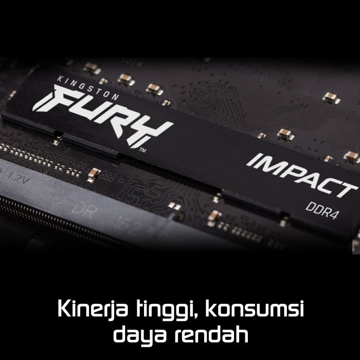 Ram Laptop Kingston Fury Impact Seri Andal 8GB DDR4 3200MHz CL20
