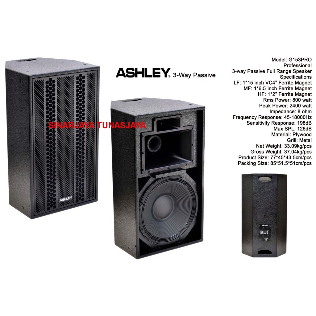 SPEAKER PASSIVE G1530PRO ASHLEY ORIGINAL