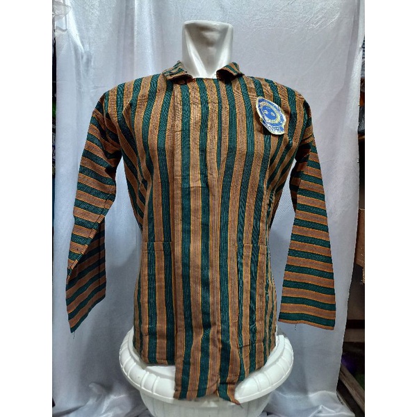 Baju lurik pria dewasa/surjan/baju dalang