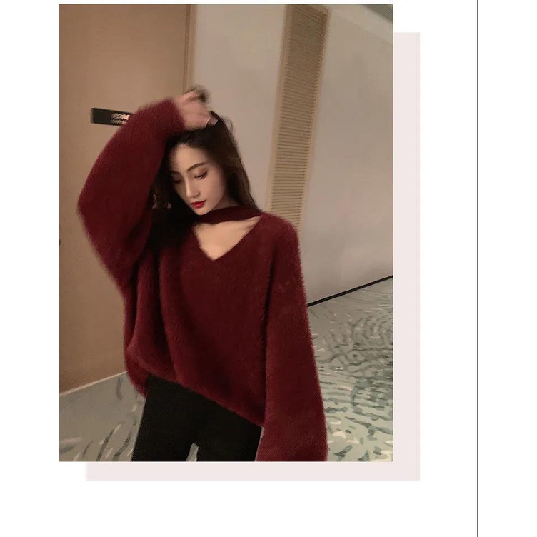2022 Kemeja Bottoming Wanita Baru Dengan Sweater Di Dalam Sweater Longgar Musim Semi Dan Musim Gugur
