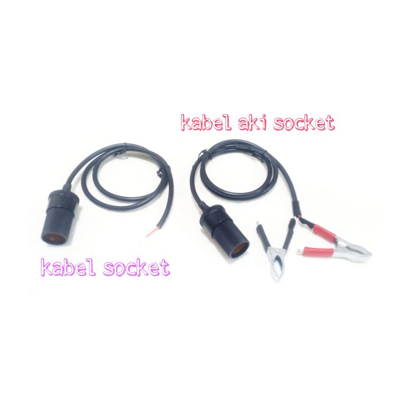 tebal mahal kabel terminal clip on aki socket mobil lighter plug power jepit clamp accue baterai adaptor charger kompresor pompa inflator supply