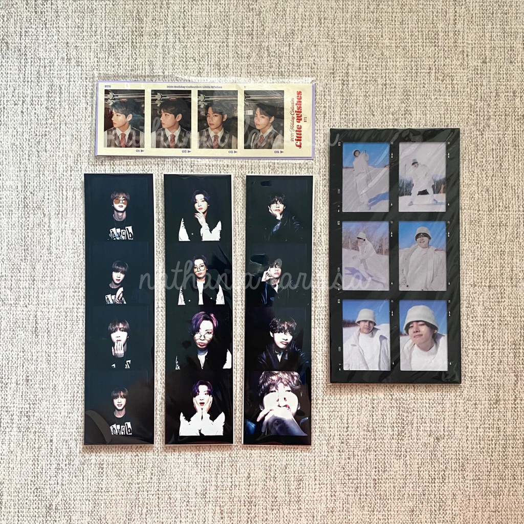 BTS Taehyung V Jungkook Jin Winter Package Film Cut Photostrip Butter Little Wishes PC