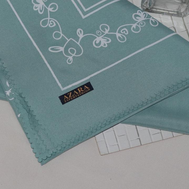 VOAL BUNGA SYARI / JILBAB VOAL SYARI MOTIF BUNGA / SEGIEMPAT SYARI VOAL BUNGA