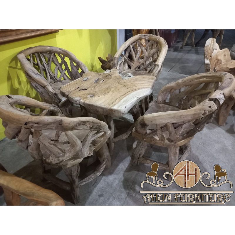 Kursi jati akar - Ahun Furniture