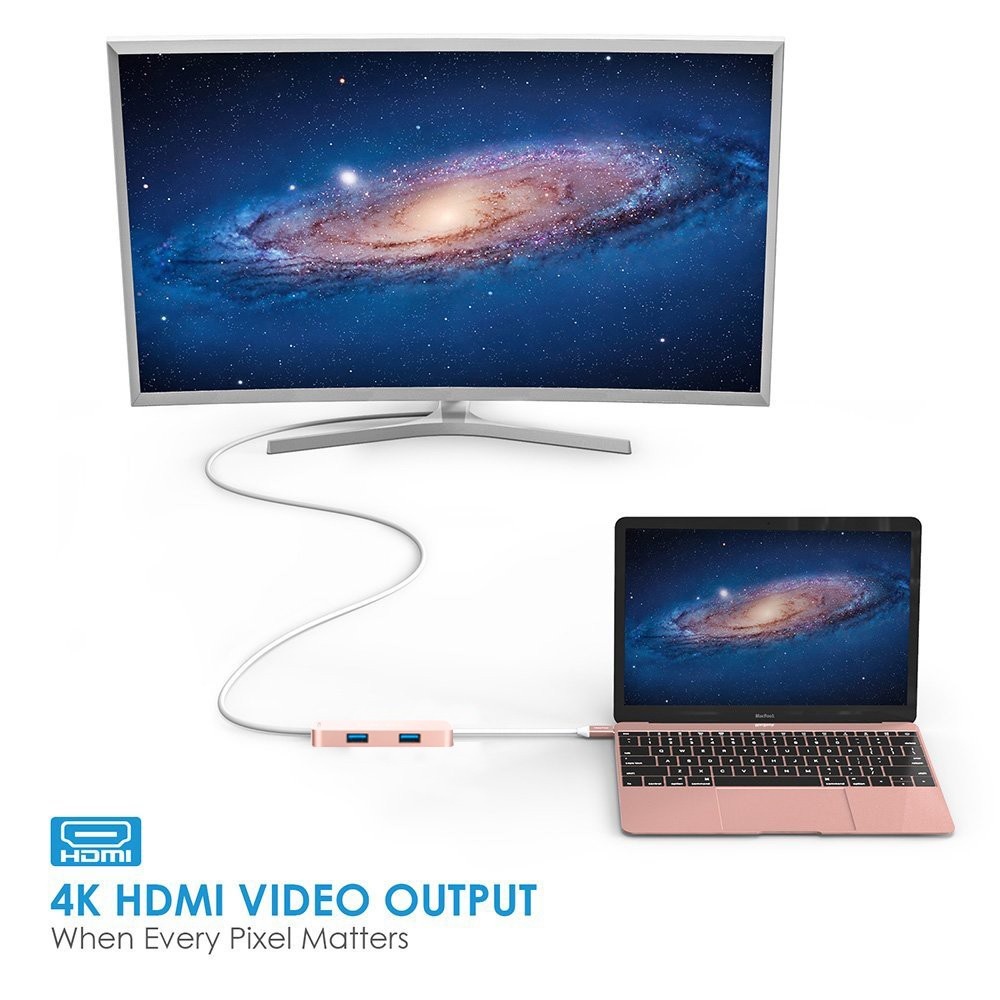 MINIX NEO C Mini - USB-C Multiport Adapter with HDMI Output