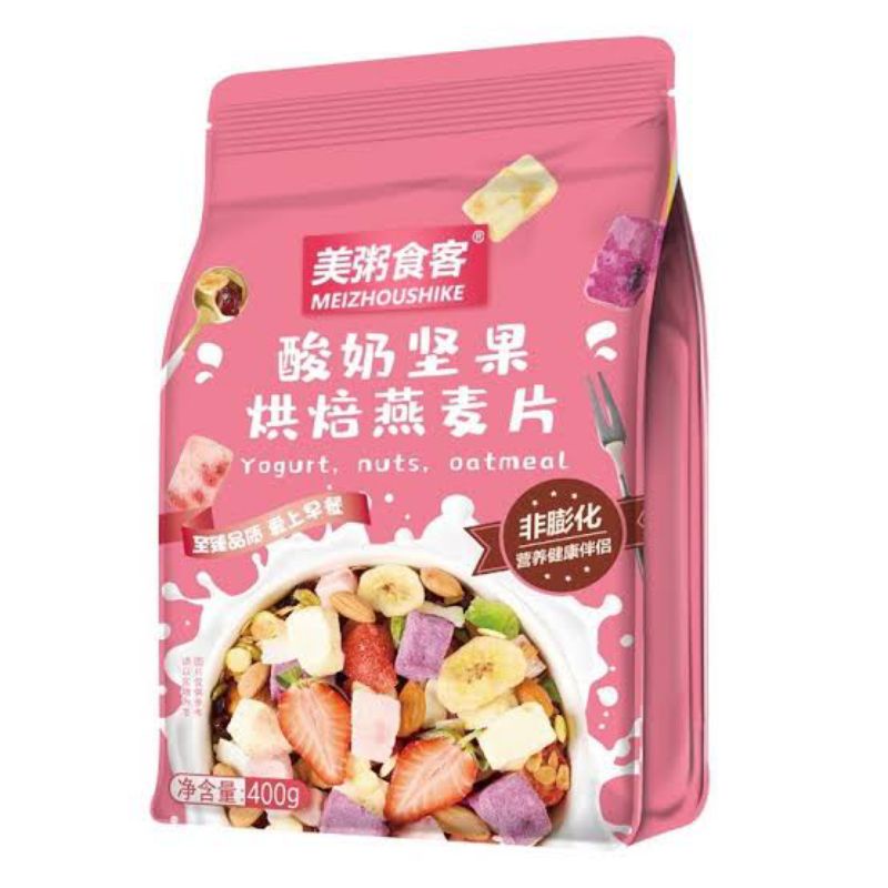 

Meizhoushike Yogurt Nuts Oatmeal