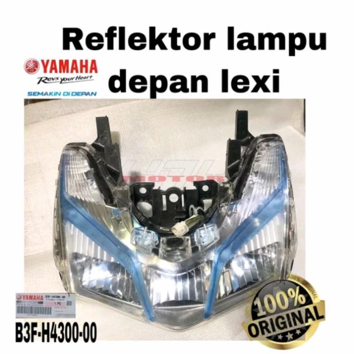 lampu depan reflektor reflektor lexi asli Yamaha Original B3f-H4300-00