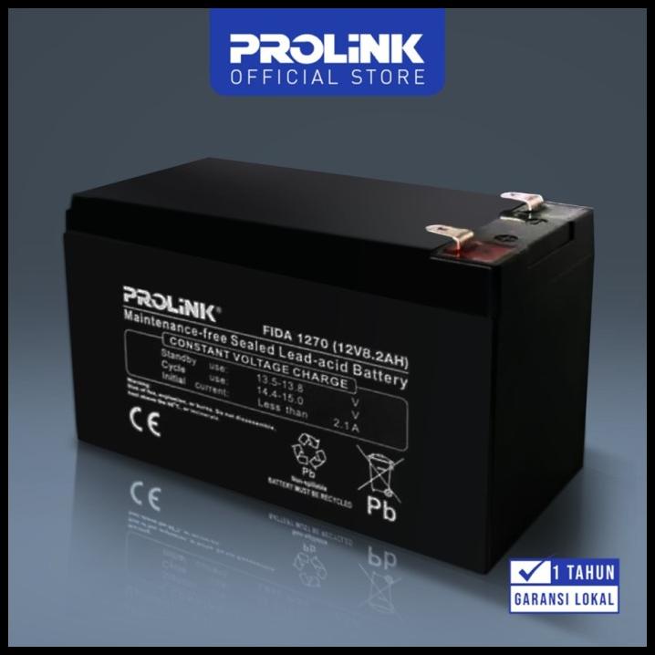 Baterai Ups Prolink 12V 8.2Ah Fida 1270