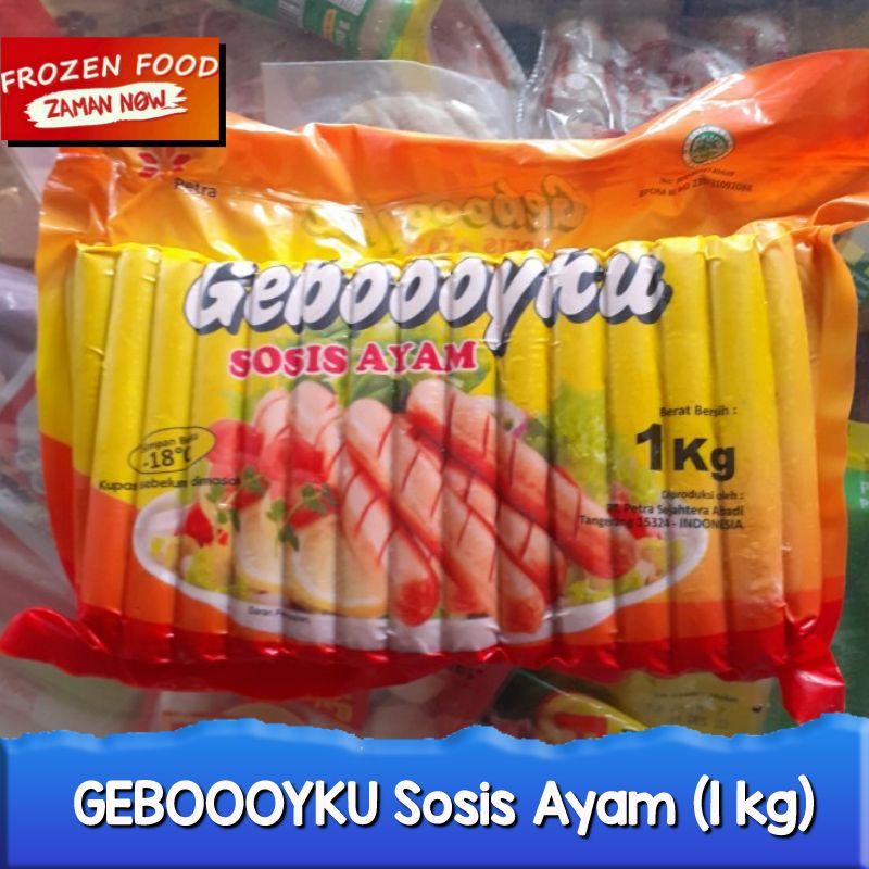 

GEBOOOYKU Sosis Ayam Jumbo Pack (isi 40)