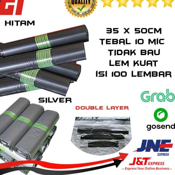 

Polymailer Polimailer 35x50 Isi 100 Lembar - Hitam