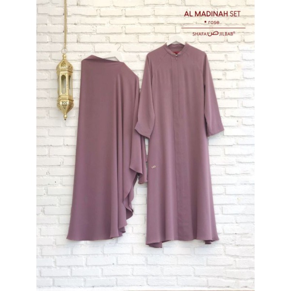 Gamis set Al Madinah Rose by Shafa Jilbab