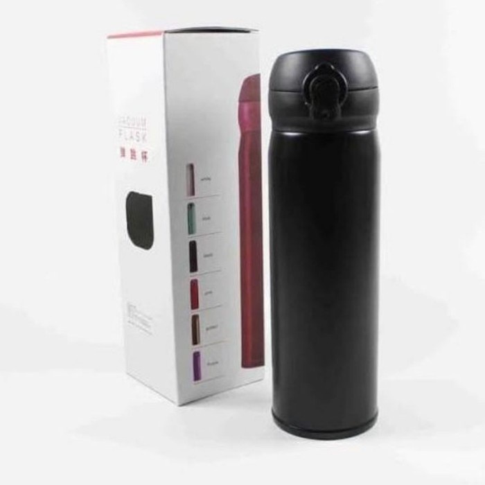 termos air panas botol niagara botol kancing niagara k panas dingin 500 - Hitam E5C9 KEREN termos EX