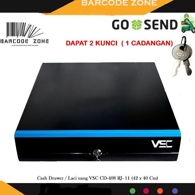CASH DRAWER /LACI UANG KASIR VSC CD-408 (43 x 40 Cm ) RJ-11 OTOMATIS AUTO / MANUAL KUNCI