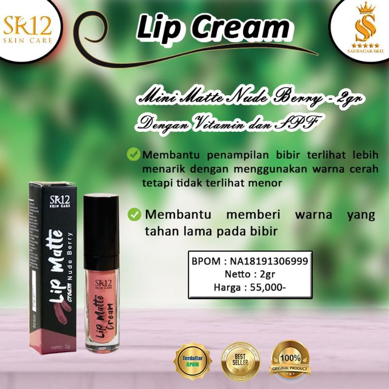 Paket Make Up simple SR12 menyempurnakan kulit melindungi kulit dengan hasil Matte dan tahan lama