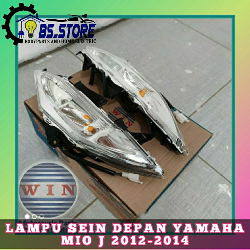 LAMPU SEN SEIN DEPAN YAMAHA MIO J 2012 2013 2014 | RITTING DEPAN YAMAHA MIO J 2012 2013 2014 | FRONT WINKER YAMAHA MIO J 2012-2014 | MERK WIN | LAMPU SEIN YAMAHA