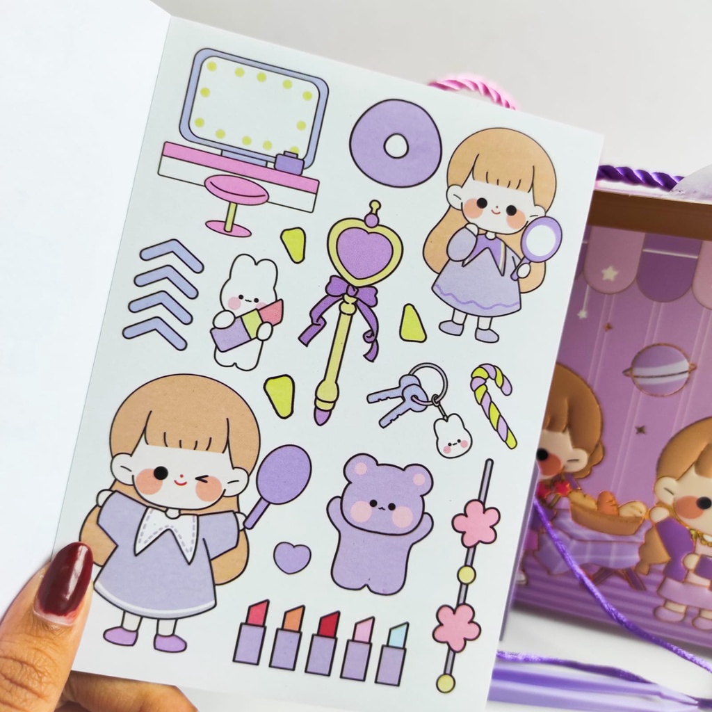 

SET Sticker Kode SZ-65 (Goodie Bag wsn001) WASHI TAPE STIKER Set Daily Manual Cute Pattern Decorative CRAFT