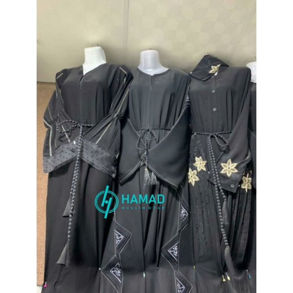 Abaya Gamis Hitam Arab Ori Tarim Yaman
