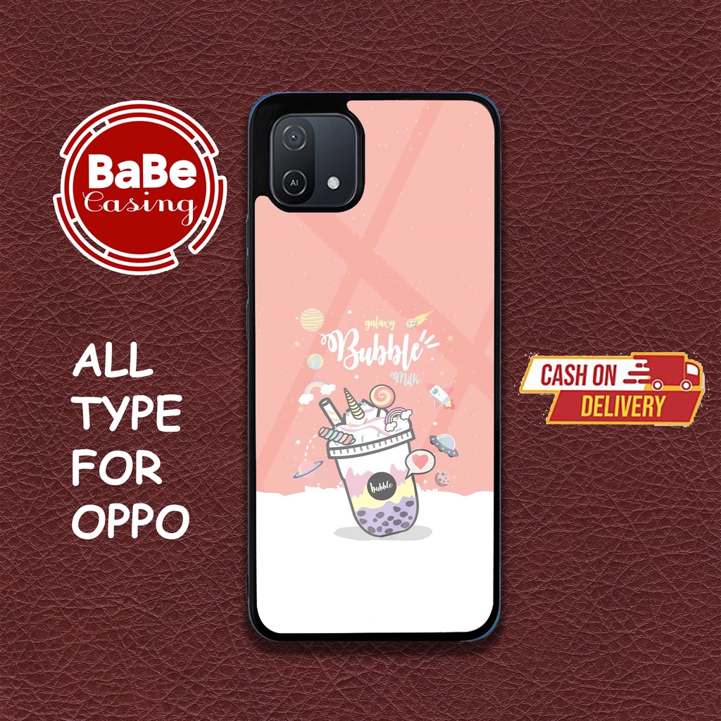 Case OPPO A16K A16E Casing OPPO A16K A16E case BOBA Case hp kondom hp case aesthetic case anime case